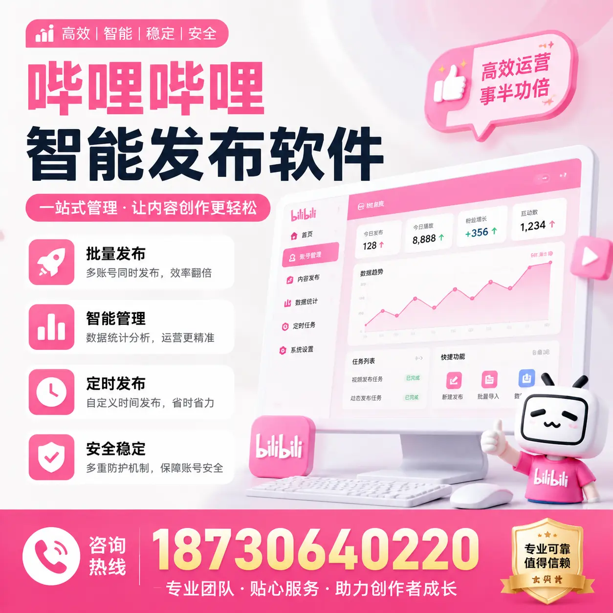 如何评估哔哩哔哩智能发布软件的ROI?咸阳 企业必读